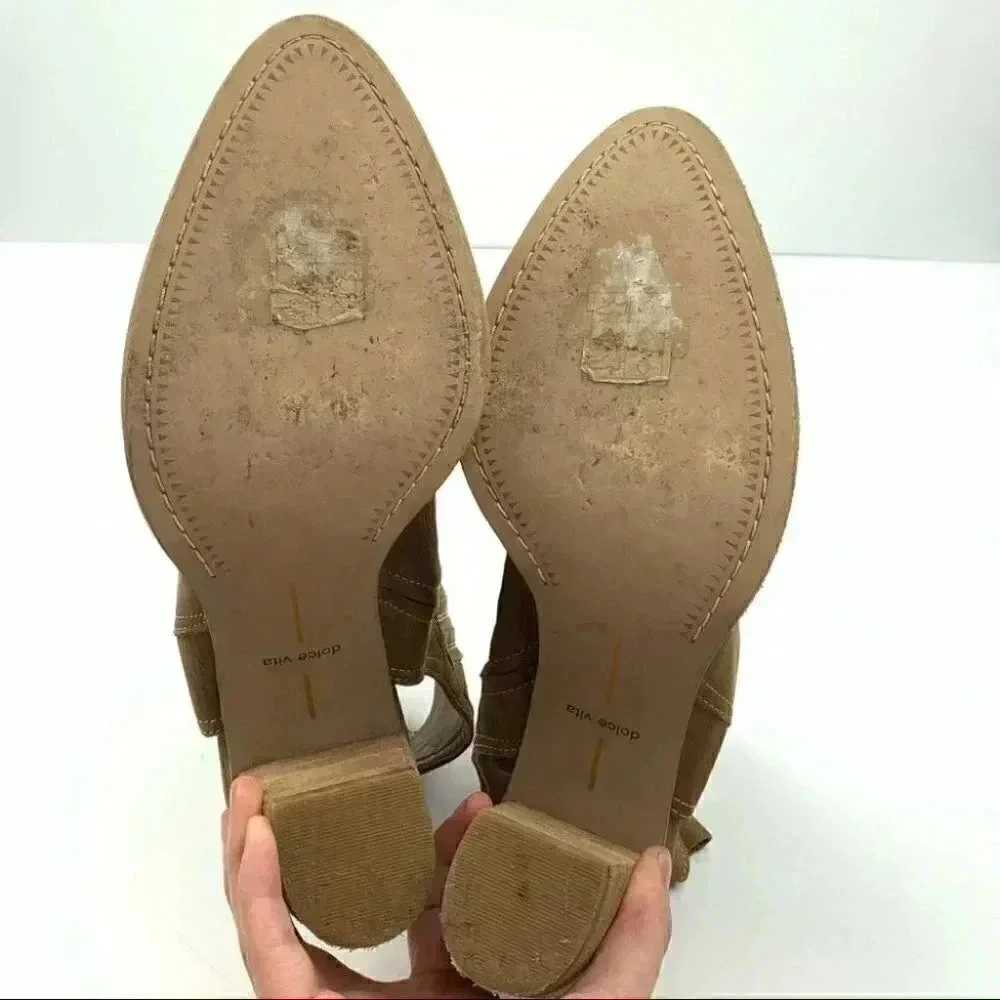 Dolce Vita JASPER ankle bootie 9.5 nubuck western